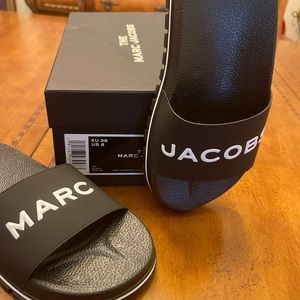 Marc Jacob Logo Slide Sandal